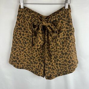 Leopard Print Women's Shorts